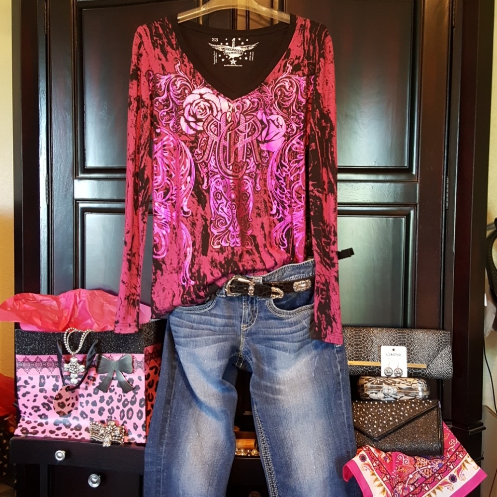 ROCK & ROLL COWGIRL Top
